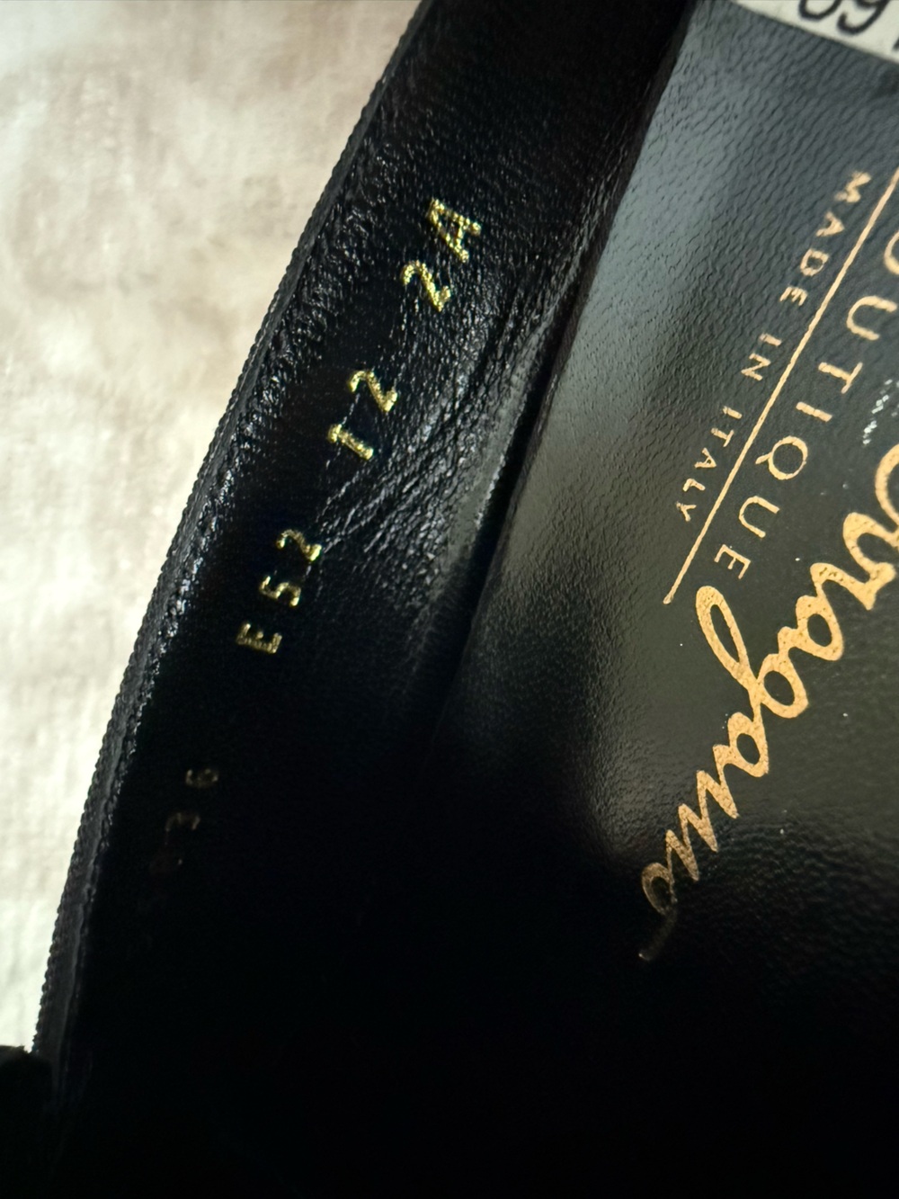 Vintage Salvatore Ferragamo Canvas Gancini Vara Bow Mules Size 12 AA - Picture 5 of 14